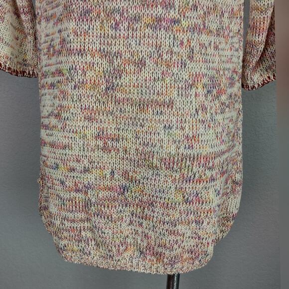Soft Surroundings Ochoa Cotton Blend Open Front Cardigan Bohemian Beige Size S - Picture 12 of 14